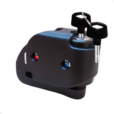 CANDADO KMAZTER DISCO ALARMA KMASTER MOTOCICLETA CON FUNDA