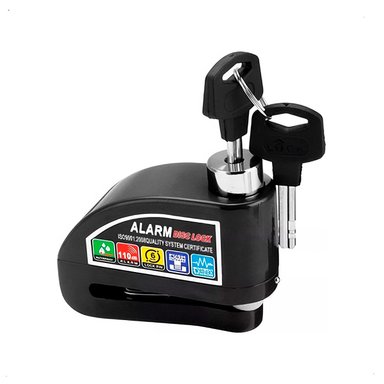 CANDADO KMAZTER DISCO ALARMA KMASTER MOTOCICLETA CON FUNDA - 5