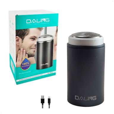 MAQUINA RAZURADORA BARBA MINI SHAVER DALING 9220 PORTATIL RECARGABLE