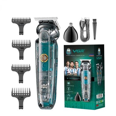 MÁQUINA PATILLERA 2 EN 1 VGR V-949 ARGENTINA IPX6 RECARGABLE