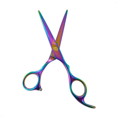 SET TIJERA PELUQUERIA CORTE PULIR TORNASOL PEINE - 3