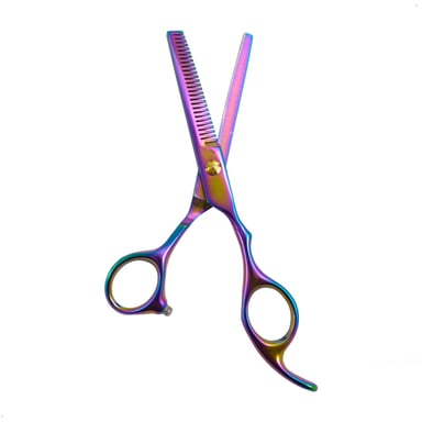 SET TIJERA PELUQUERIA CORTE PULIR TORNASOL PEINE - 4