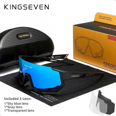 LENTES SOL PROTECCIÓN UV 400 KINGSEVEN GAFAS LS910 DEPORTE POLARIZADO