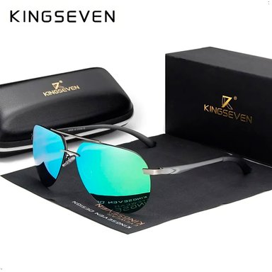 LENTES SOL PROTECCIÓN UV 400 KINGSEVEN AVIADOR 7413 GAFAS POLARIZADAS