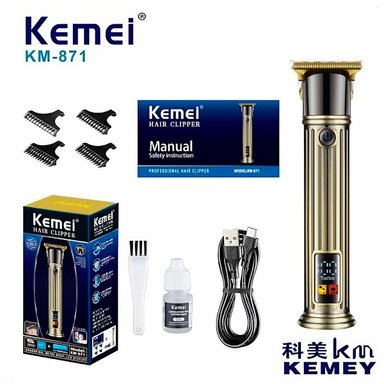 CORTA PELO KEMEI KM 871 TRIMMER PANTALLA LED KM-871 INALAMBRICO