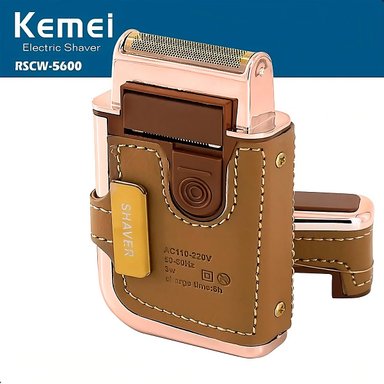 MAQUINA PARA AFEITAR KEMEI SHAVER RSCW 5600 RECARGABLE INALAMBRICO