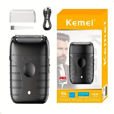 AFEITADORA KEMEI KM T95 PORTÁTIL RECARGABLE PROFESIONAL KAMEI KM-T95