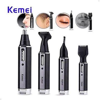 CORTADORA KEMEI RECARGABLE VELLO NASAL OIDO 4 EN 1 KM-6630 - 2