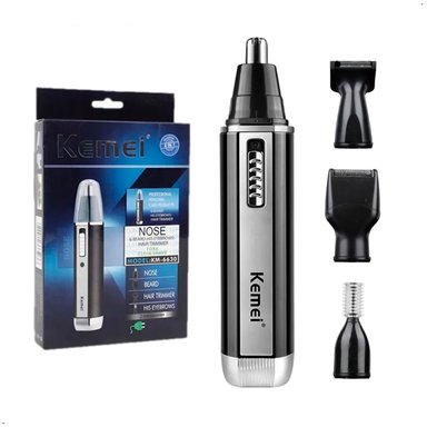 CORTADORA KEMEI RECARGABLE VELLO NASAL OIDO 4 EN 1 KM-6630 - 5