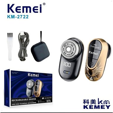 MINI AFEITADORA KEMEI KM 2722 KM-2722 RECARGABLE SHAVER INALAMBRICO