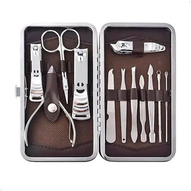 SET DE MANICURE PEDICURE CUIDADO DE UÑAS 12 PIEZAS