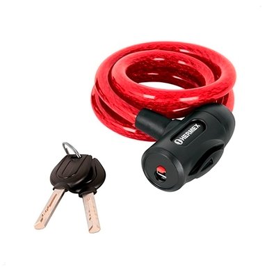 CANDADO HERMEX CADENA BICICLETA MOTO CON LLAVE 15 MM - 4