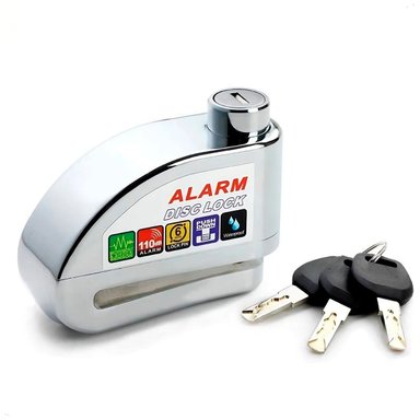 CANDADO KMAZTER DISCO PESADO MOTO ALARMA MOTOCICLETA BICICLETA