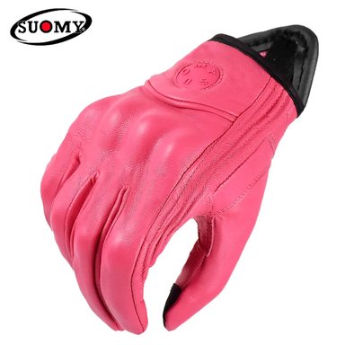 GUANTES MOTO SUOMY MUJER CUERO NATURAL PROTECCION