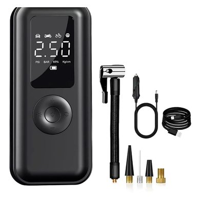 INFLADOR PORTATIL COMPRESOR DIGITAL SEISA MOTOAUTO PELOTA