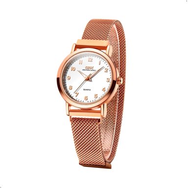 RELOJ OPK DE PULSERA PARA MUJER COLOR ORO ROSA 8115