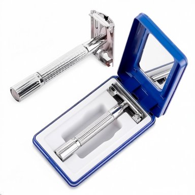 MAQUINA DE AFEITAR PARA HOMBRE CLÁSICO DE ACERO INOXIDABLE - 1