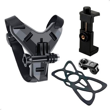 SOPORTE DE CAMARA ACCION GOPRO, CELULAR PARA CASCO DE MOTO