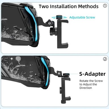 SOPORTE DE CAMARA ACCION GOPRO, CELULAR PARA CASCO DE MOTO - 7