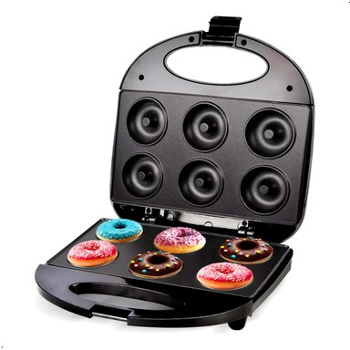 MÁQUINA MINI DONAS ANTIADHERENTE RAF R.247 850W 6 DONAS