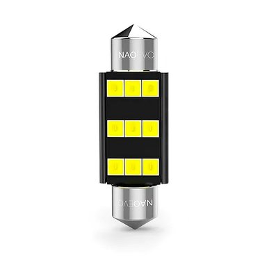 LUCES LED NAOEVO DE SALON INTERIOR AUTO FESTOON CANBUS 36MM CONECTOR C5W - 2