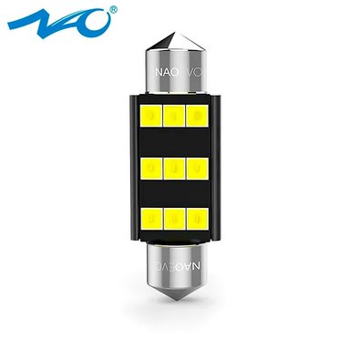 LUCES LED NAOEVO DE SALON INTERIOR AUTO FESTOON CANBUS 36MM CONECTOR C5W - 8