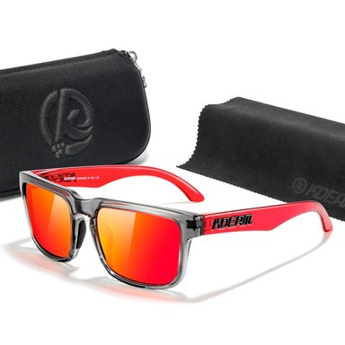 LENTES DE SOL KDEAM KD332 POLARIZADO PROTECCION UV 400 ROJO