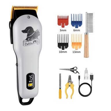 MAQUINA DALING DL D20 PARA CORTE PELO MASCOTAS INALAMBRICO 7500RPM