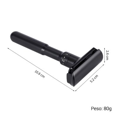 MAQUINILLA MINGSHI DE AFEITAR DOBLE FILO CLÁSICA DURADERO - 6