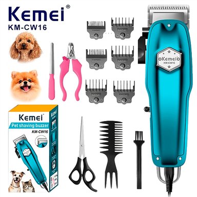 KEMEI KM-CW16 MAQUINA DE CORTE PELO MASCOTAS CON ACCESORIOS