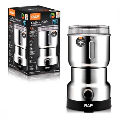 RAF R.7114 MOLINILLO ELÉCTRICO DE CAFÉ Y GRANOS 4 ASPAS 300W