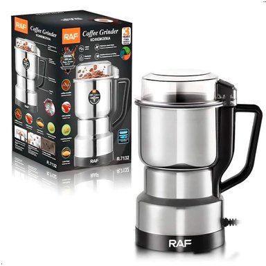 MOLINILLO MARCA RAF R7132 8 ASPAS DE 300W PARA CAFE GRANOS