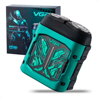 VGR V-344 SHAVER AFEITADORA INALAMBRICA RECARGABLE 8000 RPM IPX6