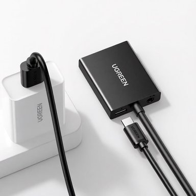 UGREEN CM513 CABLE ADAPTER VGA (MACHO) HDMI (HEMBRA) 0,15M 1080P FULL HD - 4