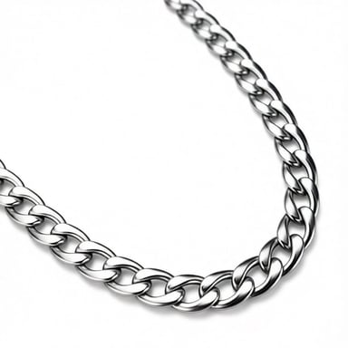 COLLAR PESADO DE ACERO LOMO DE CORVINA PARA HOMBRE 14MM X 60 CM - 8