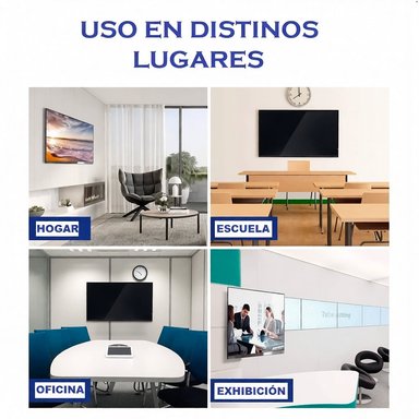 RACK TV SOPORTE FIJO E INCLINABLE PARA LED - LCD 32 A 80 PULGADAS - 6