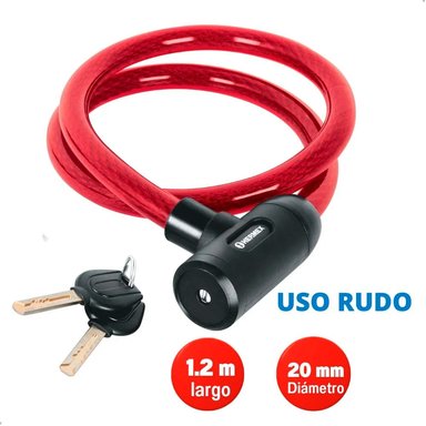 CADENA HERMEX CB-20 CANDADO PARA MOTO ESPESOR 20MM 1.2M - 3