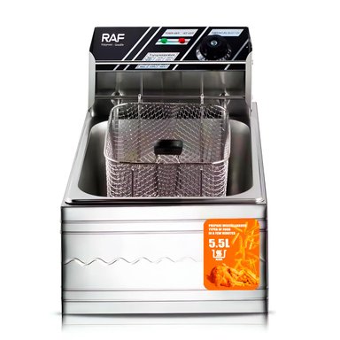 FREIDORA DE ACEITE RAF R.5220 5.5L 2500W ACERO INOXIDABLE - 7