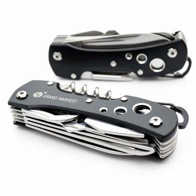 NAVAJA SUIZA MULTIUSOS GRAND HARVEST ACERO 11 EN 1 PIEZAS