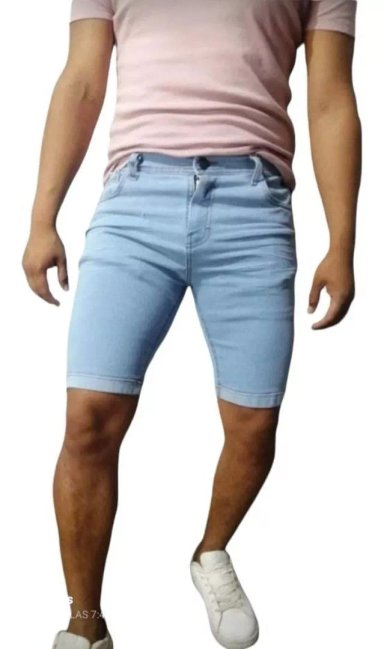 SHORES DE JEANS, BERMUDAS JEANS PARA CABALLEROS - 1
