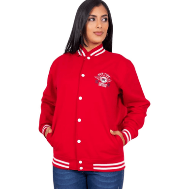 CASACA BEÍSBOL AMERICAN DESING PARA MUJER ESTILO URBANO Y JUVENIL