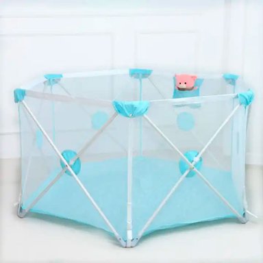 CORRAL QUE PATAS PET SHOP CELESTE PLEGABLE