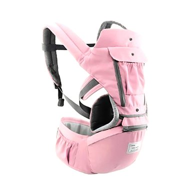 CANGURO VOLTERETAS CANGURO ALGODÓN ROSADO PARA BEBÉ