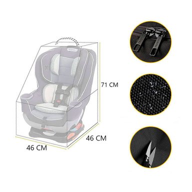 PROTECTOR DE SILLA DE SEGURIDAD DE BEBÉ - 4