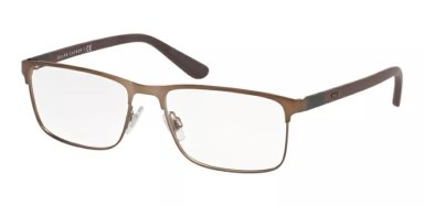 LENTES MONTURA RALPH LAUREN METAL POLO MARRON(CON BOLETA)