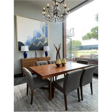 COMEDOR BRENNAN 6 SILLAS MULTICOLOR