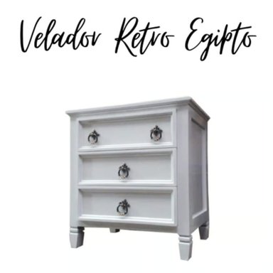 VELADOR RETRO EGIPTO BLANCO