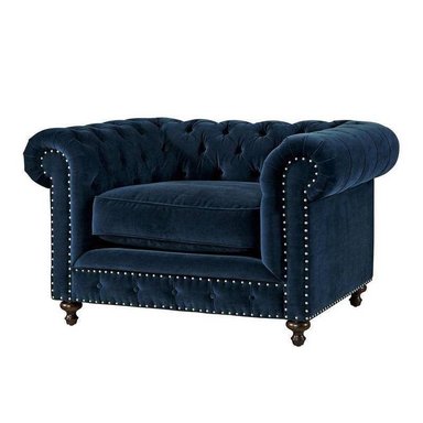 SILLÓN CHESTERFIELD 1 CUERPO BLUENAVY