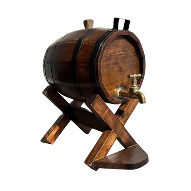 BARRIL VINERO TRADITION DE MADERA PINO - 5 LITROS