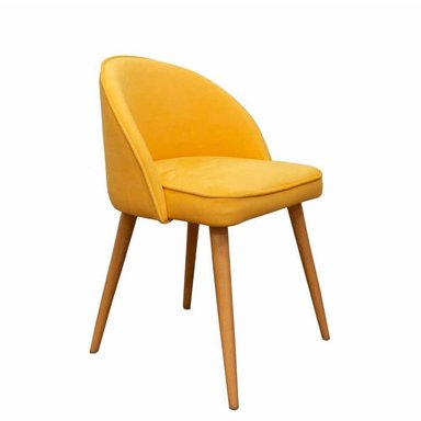 BUTACA TAPIZADA NOON - AMARILLO